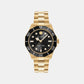 Men Quartz Black Dial Analog Stainless Steel Watch PW2GA0626