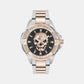 Men Quartz Brown Dial Analog Stainless Steel Watch PWAAA2925