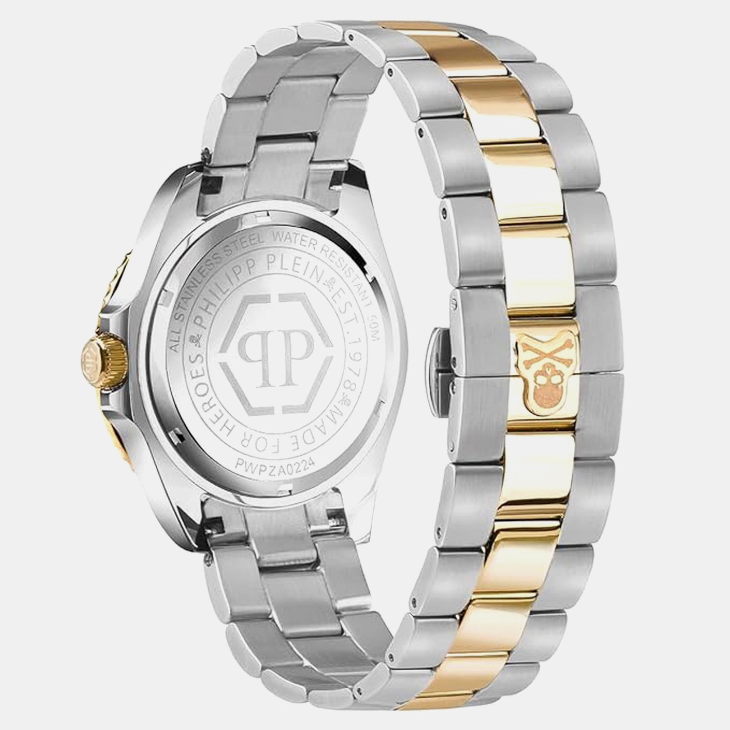 Pza-Gmt-I Challenger Bagu Men Quartz Green Dial Analog Stainless Steel Watch PWPZA0224