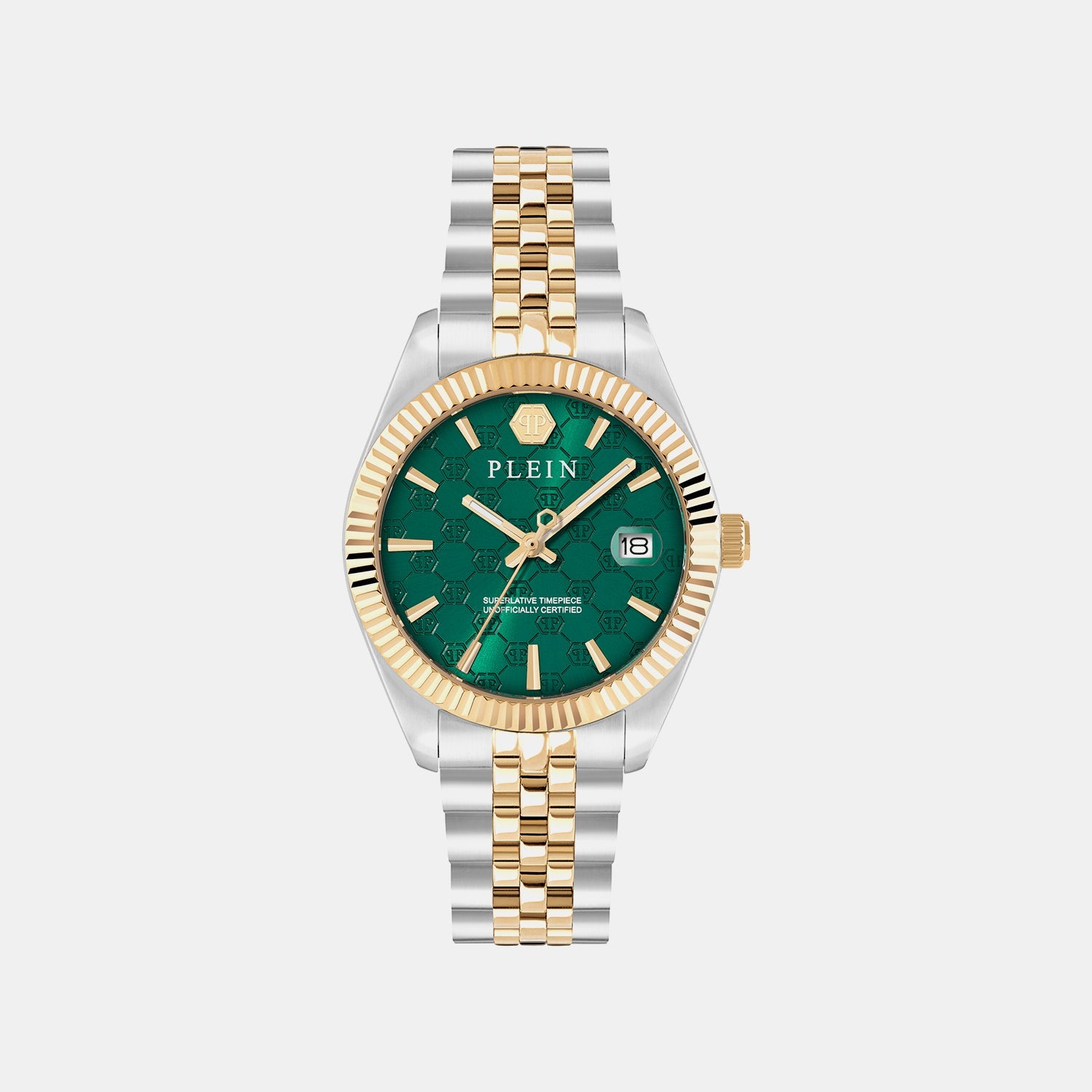 Women Quartz Green Dial Analog Stainless Steel Watch PWYFA0926