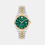 Women Quartz Green Dial Analog Stainless Steel Watch PWYFA0926