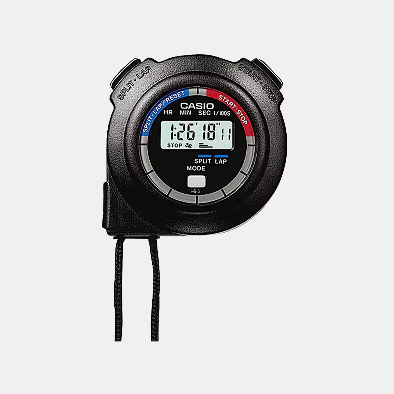 Unisex Quartz Black Dial Digital Fabric Watch S023