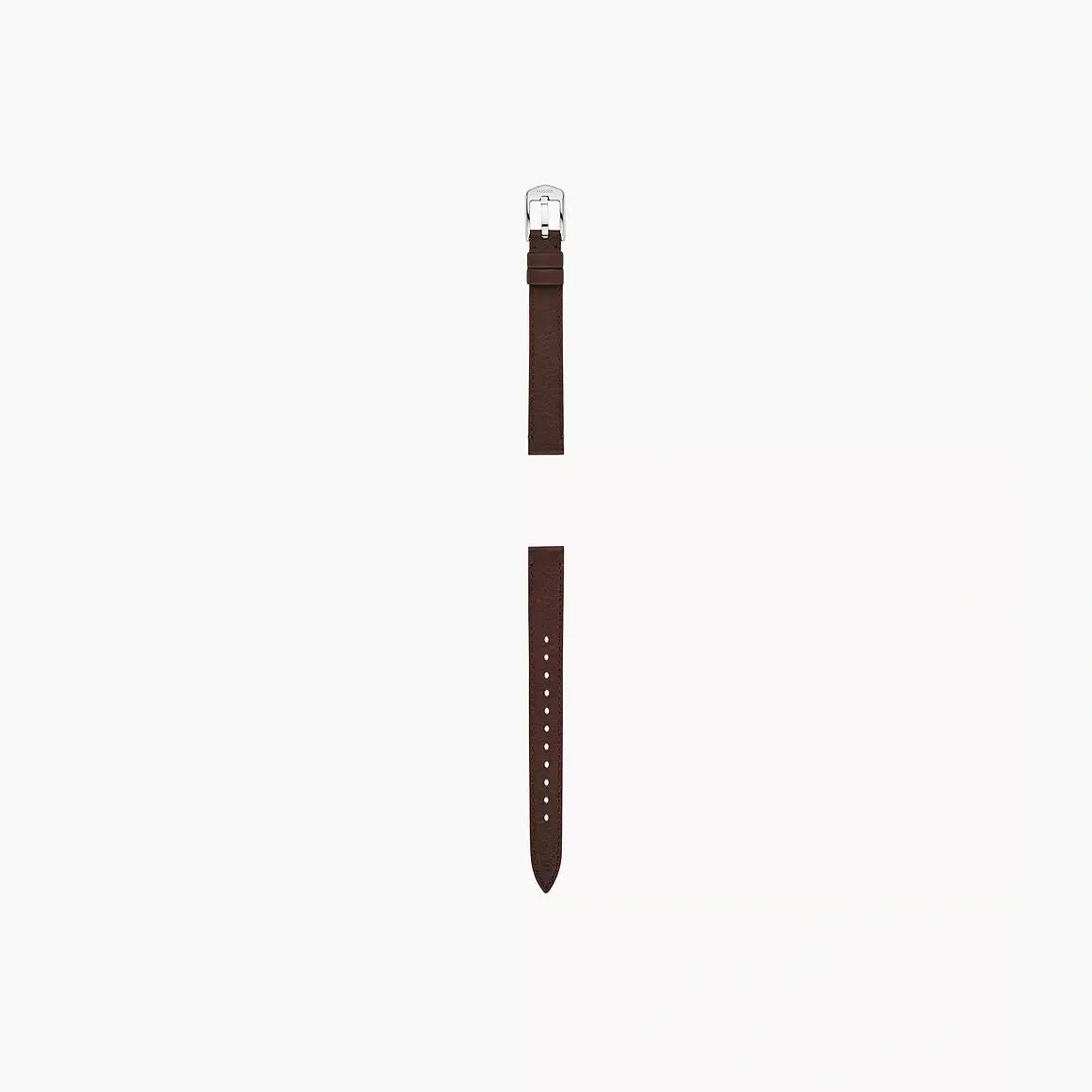 Fossil 12mm Dark Brown LiteHide™ Leather Strap