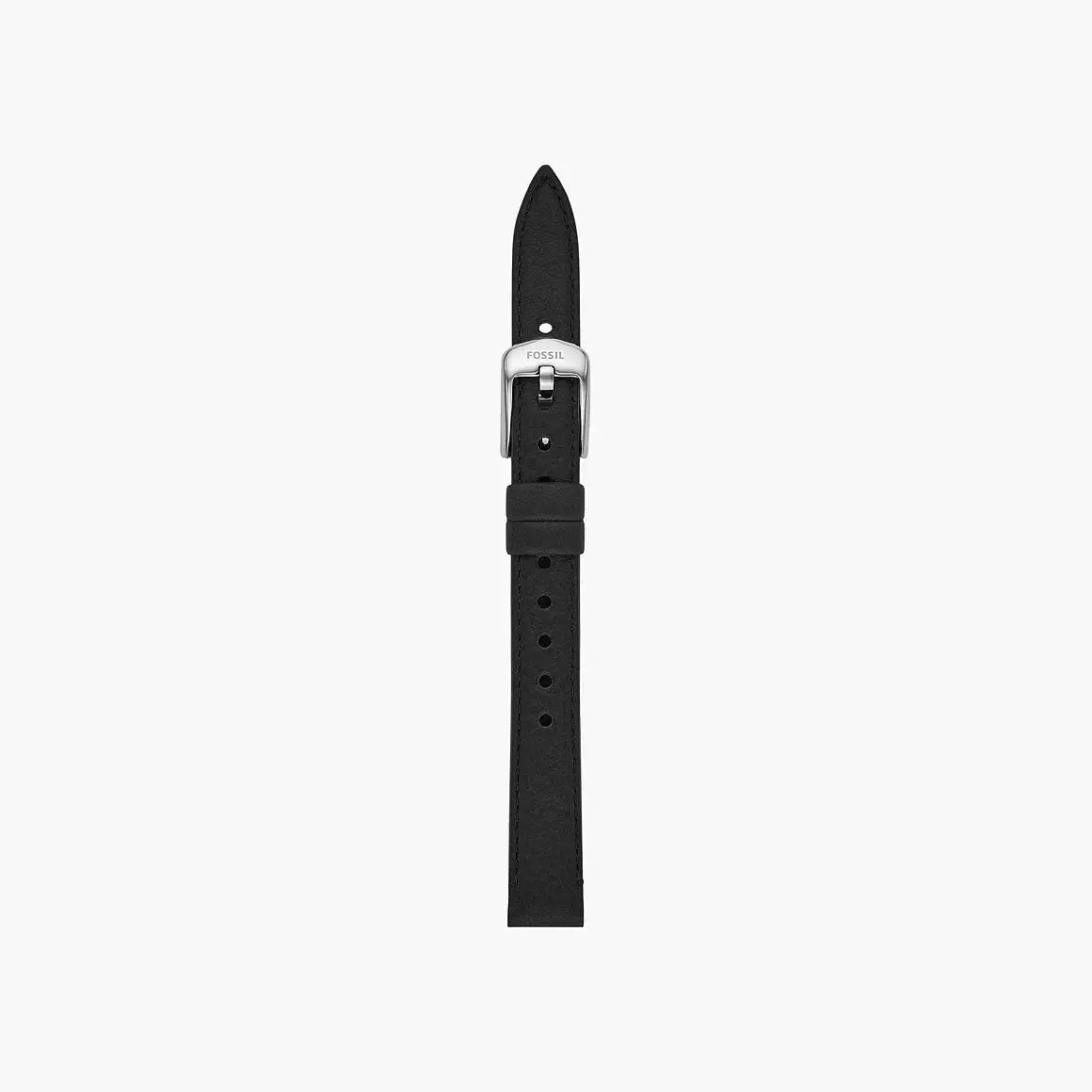 Fossil 12mm Black LiteHide™ Leather Strap