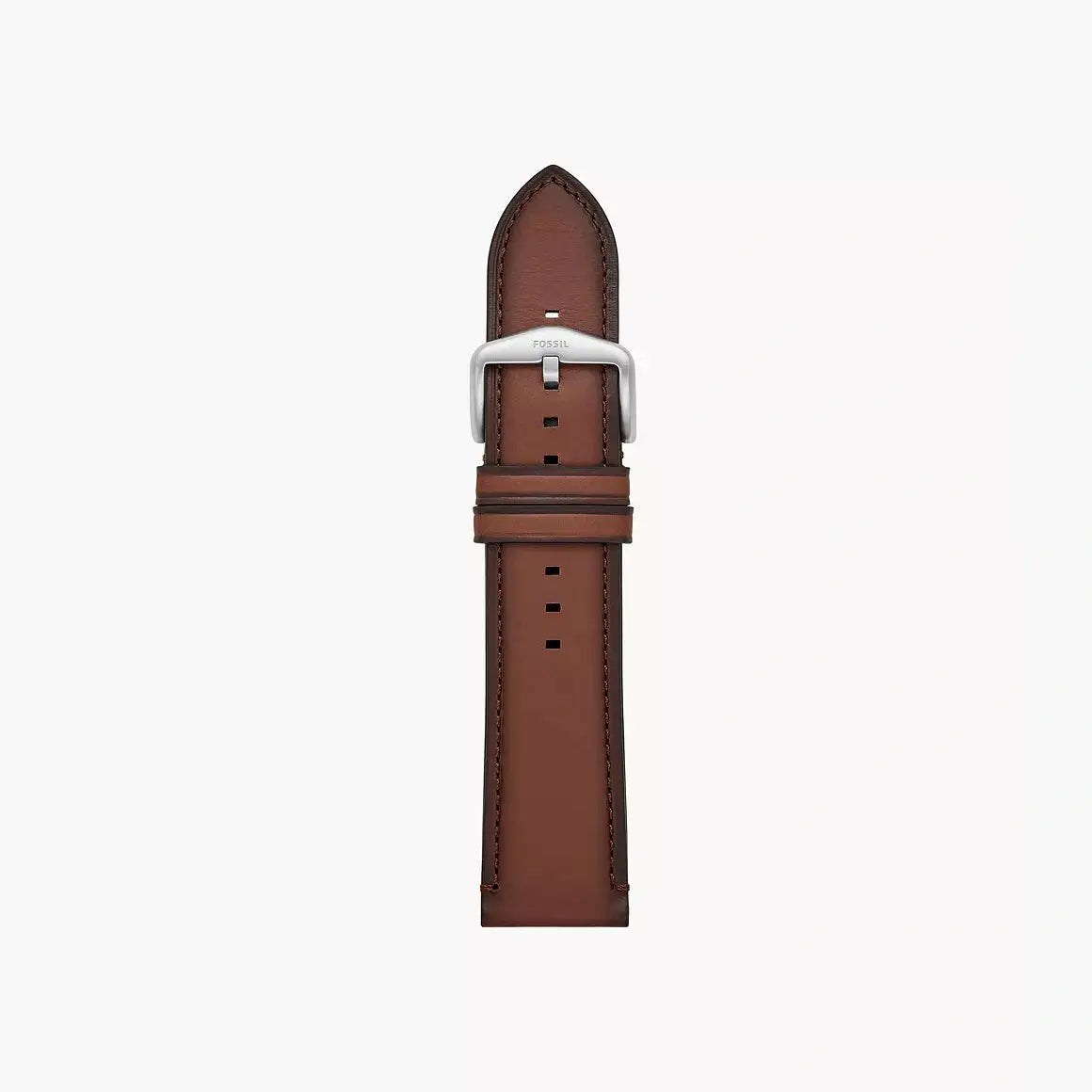 Fossil 24mm Medium Brown LiteHide™ Leather Strap
