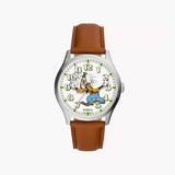 Fossil Disney Fossil Special Edition Three-Hand Medium Brown Leather Watch