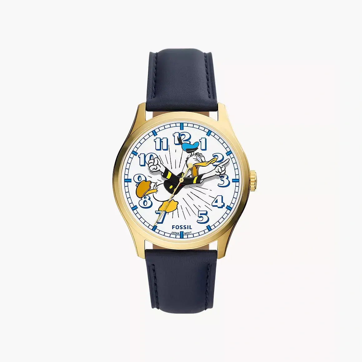 Fossil Disney Fossil Special Edition Three-Hand Navy Leather Watch