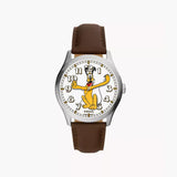 Fossil Disney Fossil Special Edition Three-Hand Brown Leather Watch