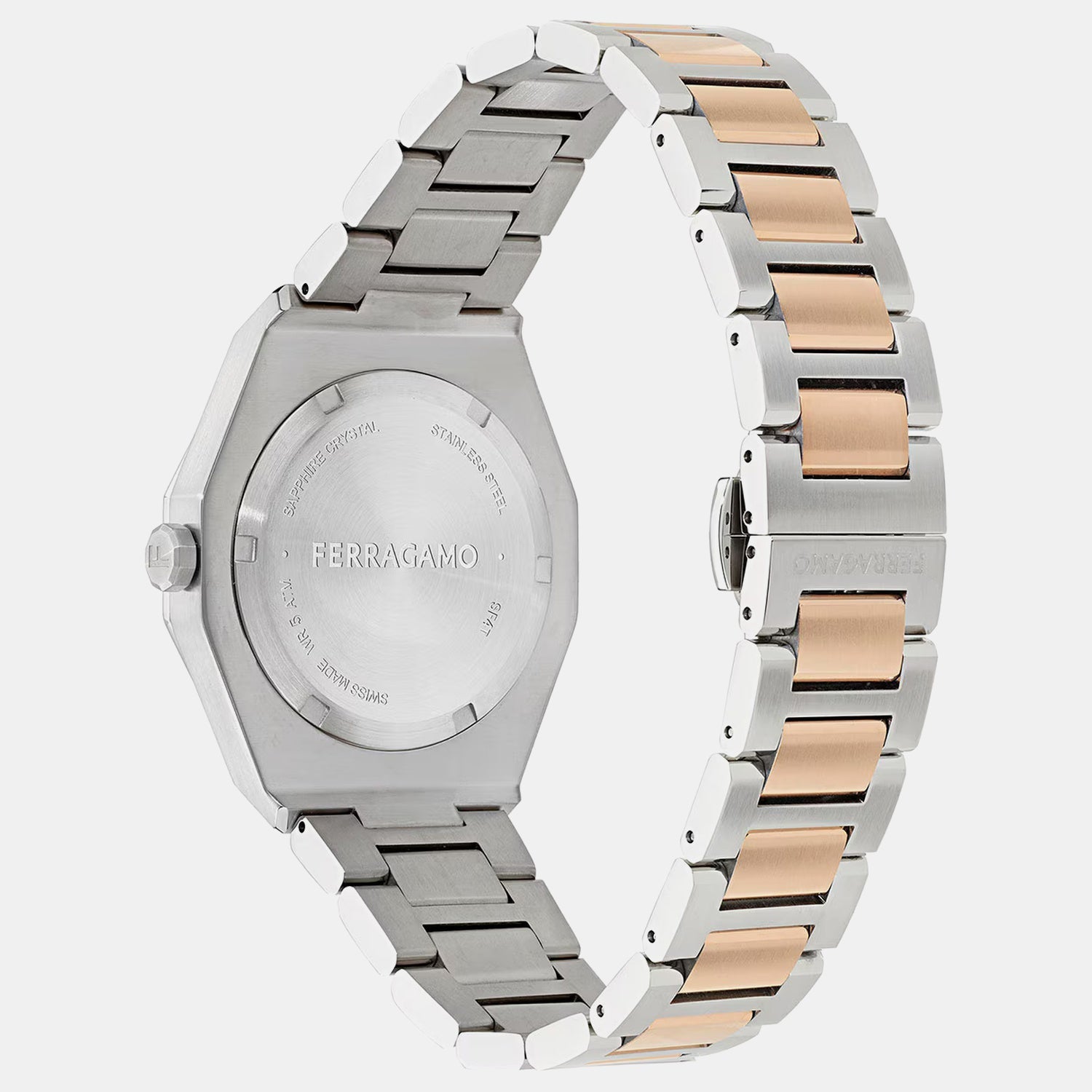 Edge Men Quartz Brown Dial Analog Stainless Steel Watch SF4T00325