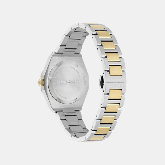 4t-versilia Men Quartz Green Dial Analog Stainless Steel Watch SF4T00826