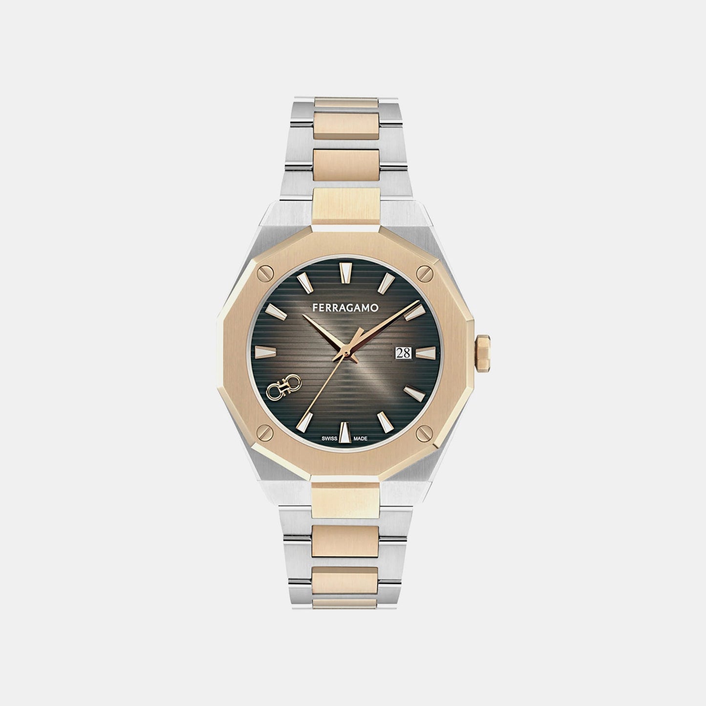 4t-versilia Men Quartz Brown Dial Analog Stainless Steel Watch SF4T00926