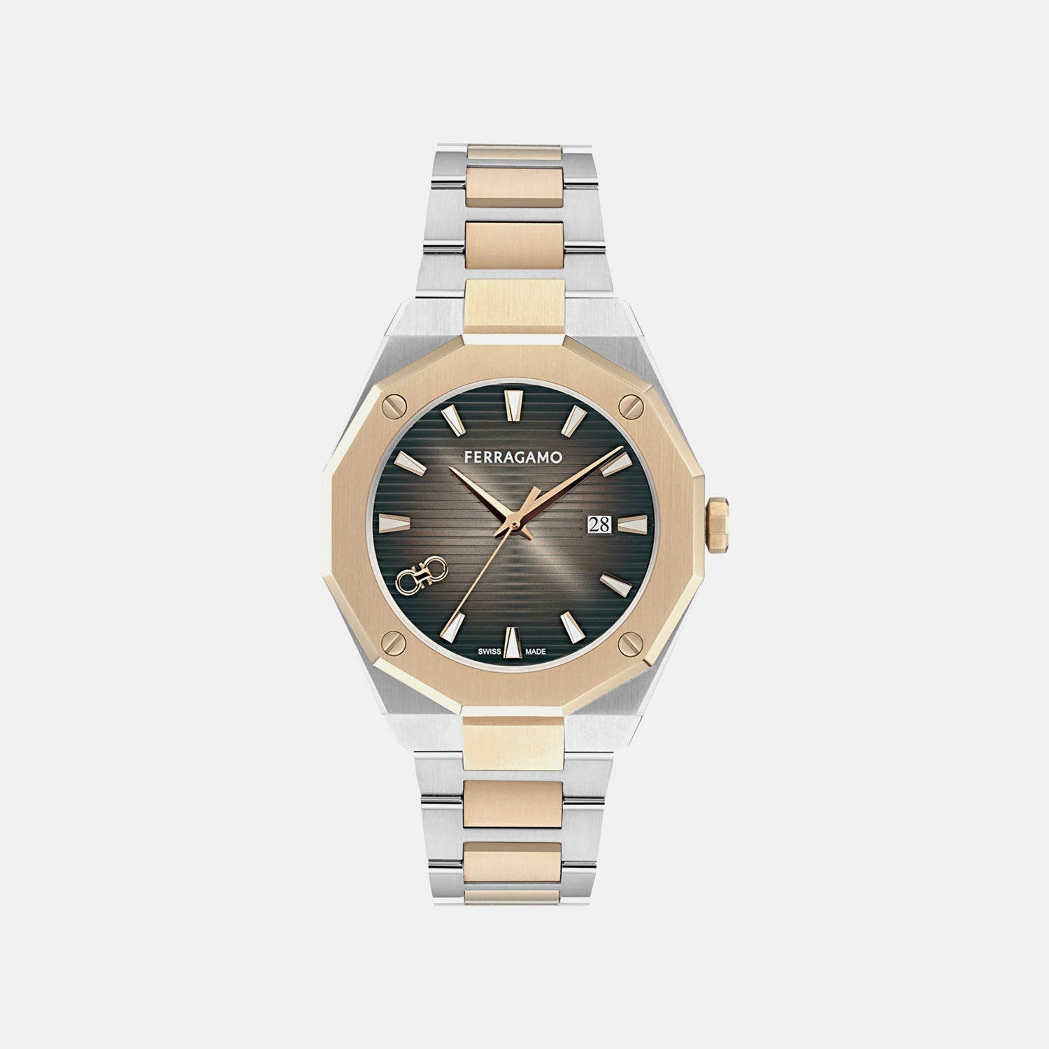4t-versilia Men Quartz Brown Dial Analog Stainless Steel Watch SF4T00926