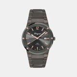 F-80 Classic Men Quartz Grey Dial Analog Stainless Steel Watch SFDT01520