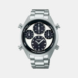 Prospex Men Solar White Dial Chronograph Titanium Watch SFJ001P1