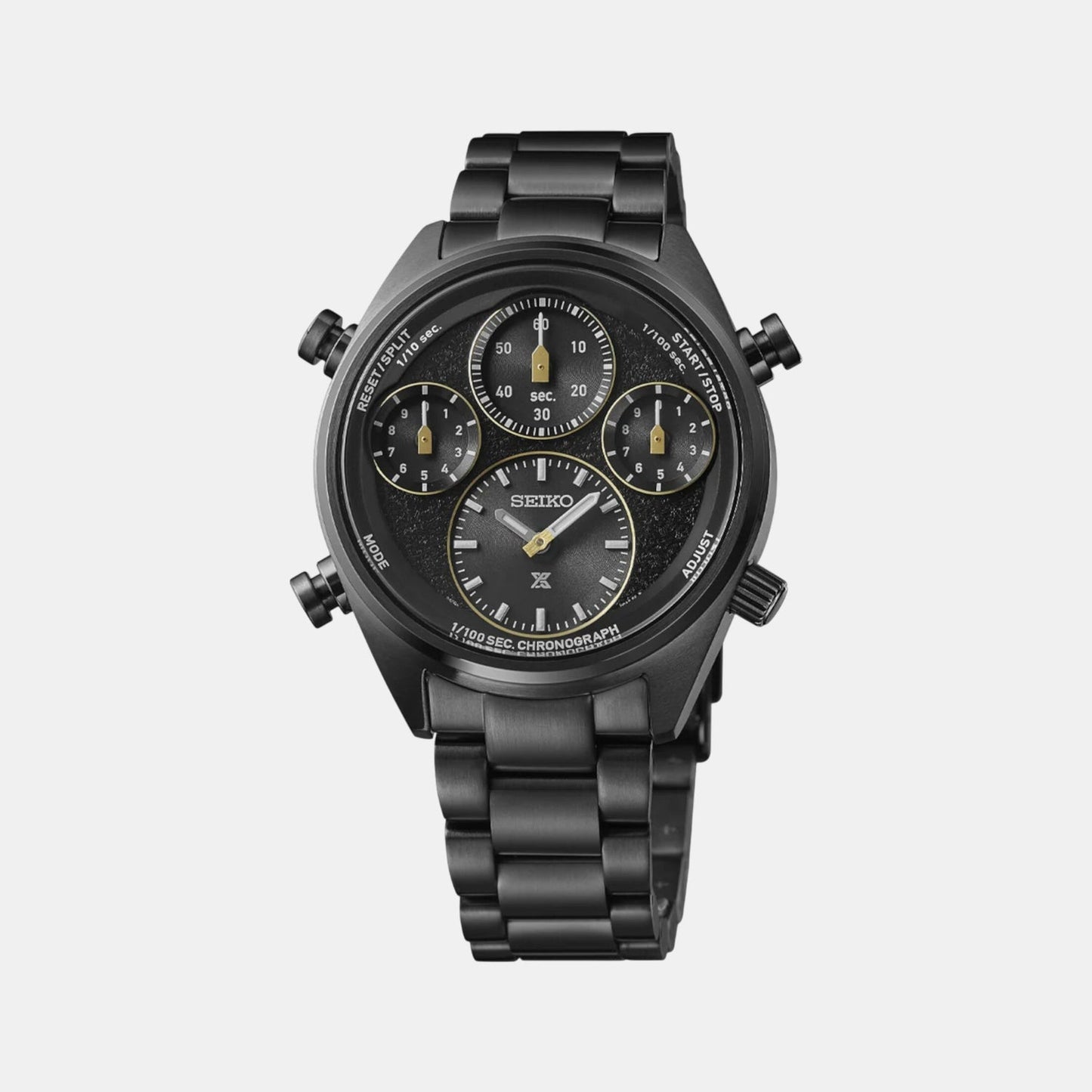 Prospex Men Solar Black Dial Analog Stainless Steel Watch SFJ007P1