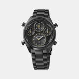 Prospex Men Solar Black Dial Analog Stainless Steel Watch SFJ007P1
