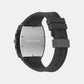Men Quartz Black Dial Chronograph Silicone Watch SFKE00926