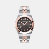 Ki-Vega New 40Mm Men Quartz Black Dial Analog Stainless Steel Watch SFKI00624