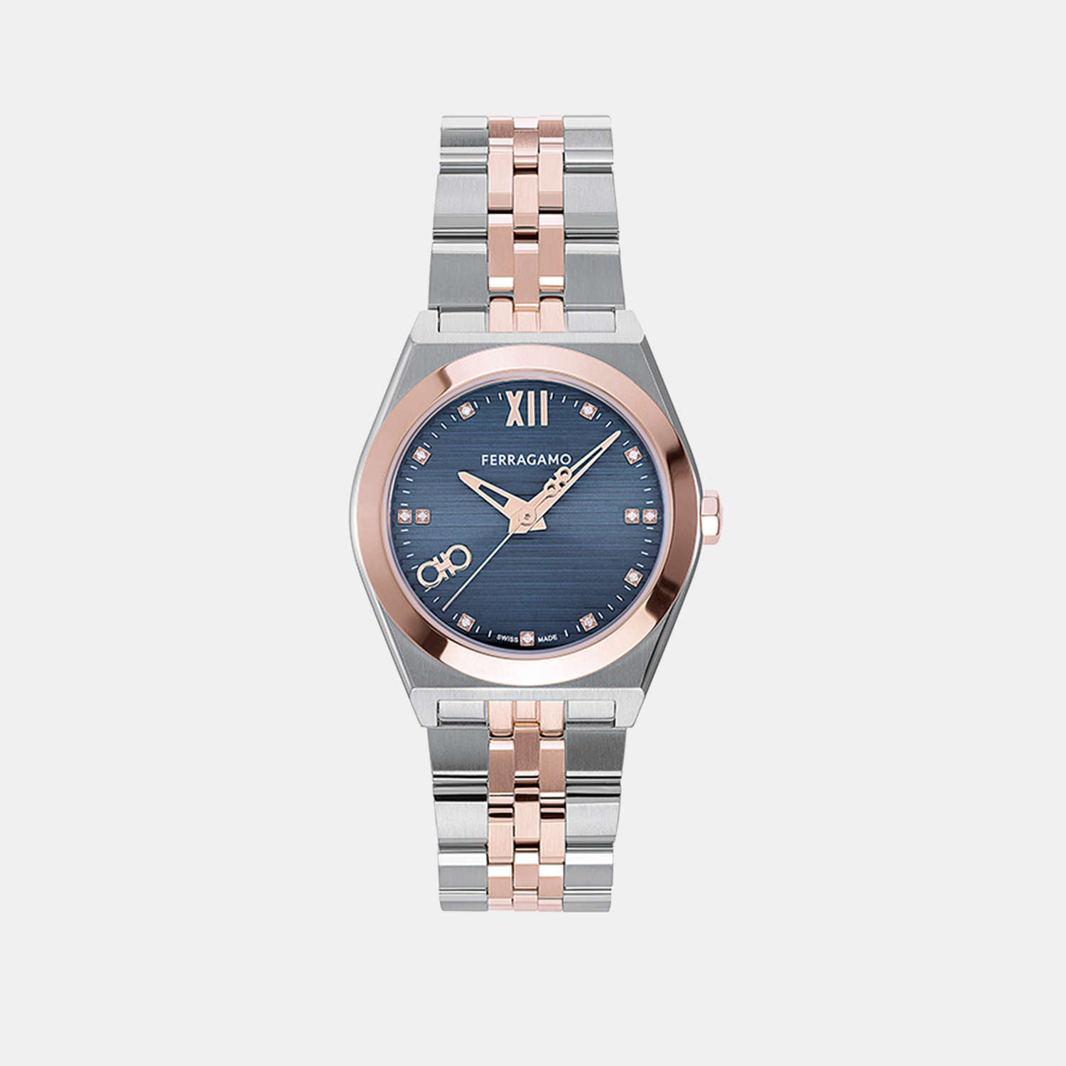 Kj-Vega New 28Mm Women Quartz Blue Dial Analog Stainless Steel Watch SFKJ00824