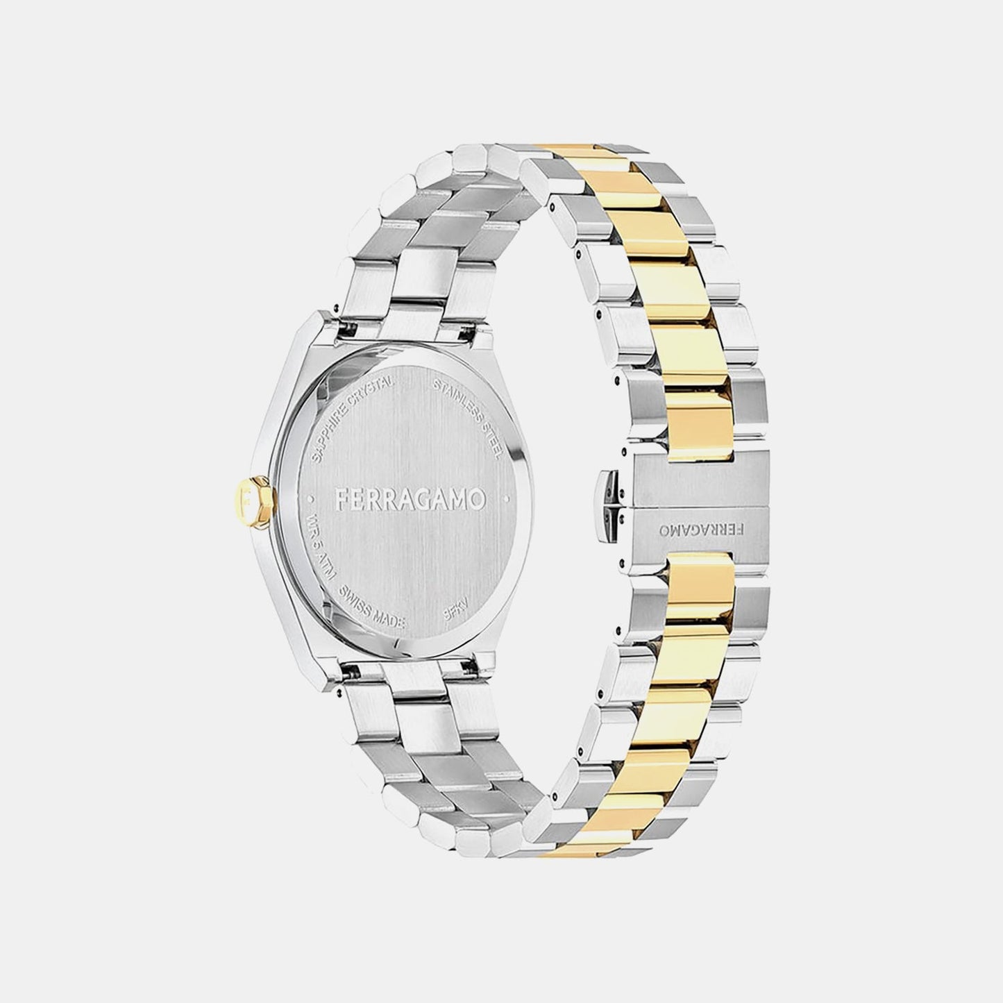 Kv-Vega Upper East 40Mm-F Men Quartz Silver Dial Analog Stainless Steel Watch SFKV00223