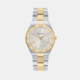 Kv-Vega Upper East 40Mm-F Men Quartz Silver Dial Analog Stainless Steel Watch SFKV00223