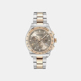 Kz-1927 Men Quartz Grey Dial Chronograph Stainless Steel Watch SFKZ01026