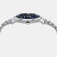 Men Quartz Blue Dial Analog Stainless Steel Watch SFMO00122