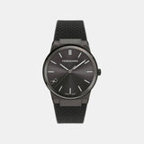 St-Infinity Sapphire-Fw Men Quartz Black Dial Analog Rubber Watch SFST00224