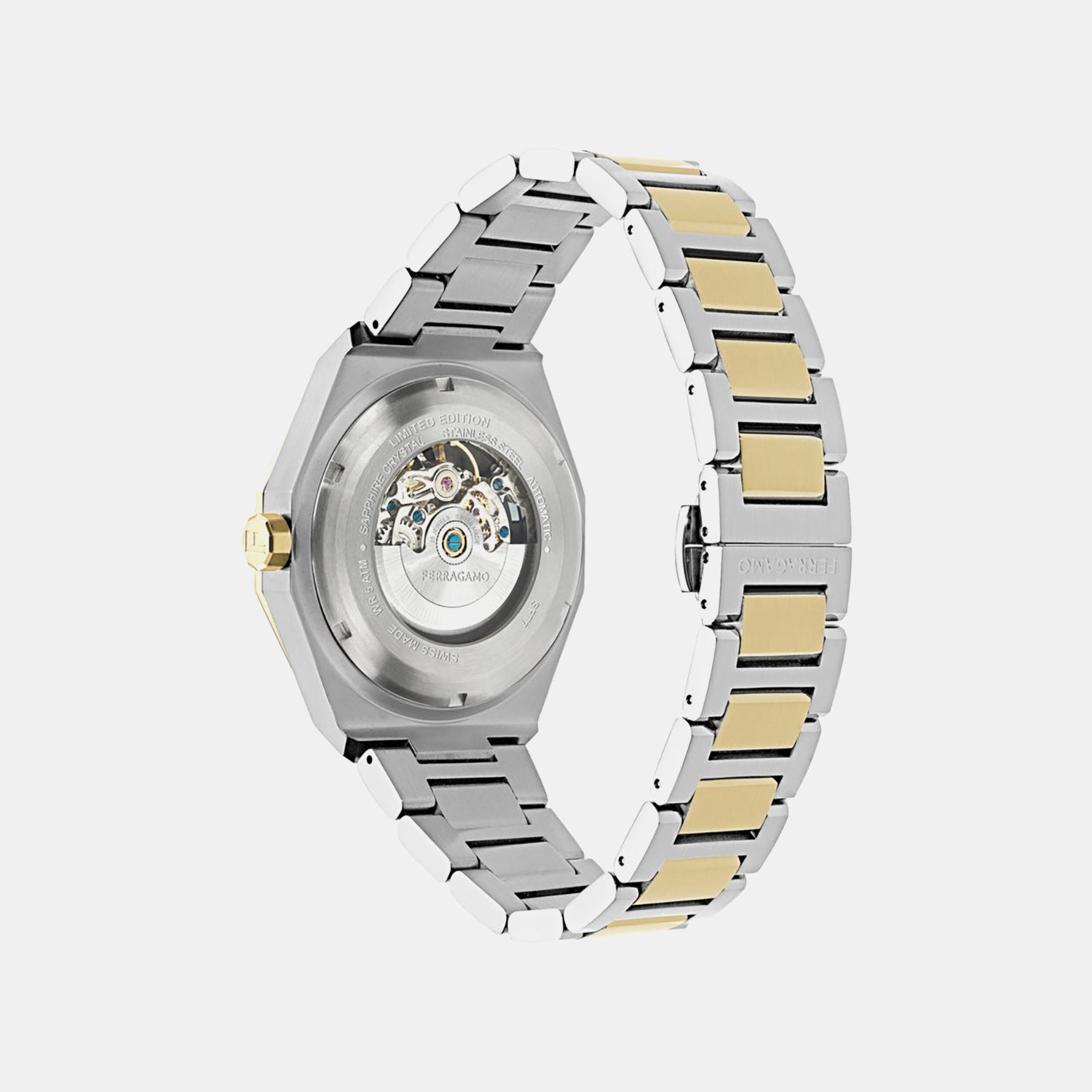 Men Automatic Silver Dial Analog Stainless Steel Watch SFT700225