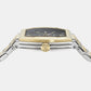Men Quartz Black Dial Analog Stainless Steel Watch SFT800625