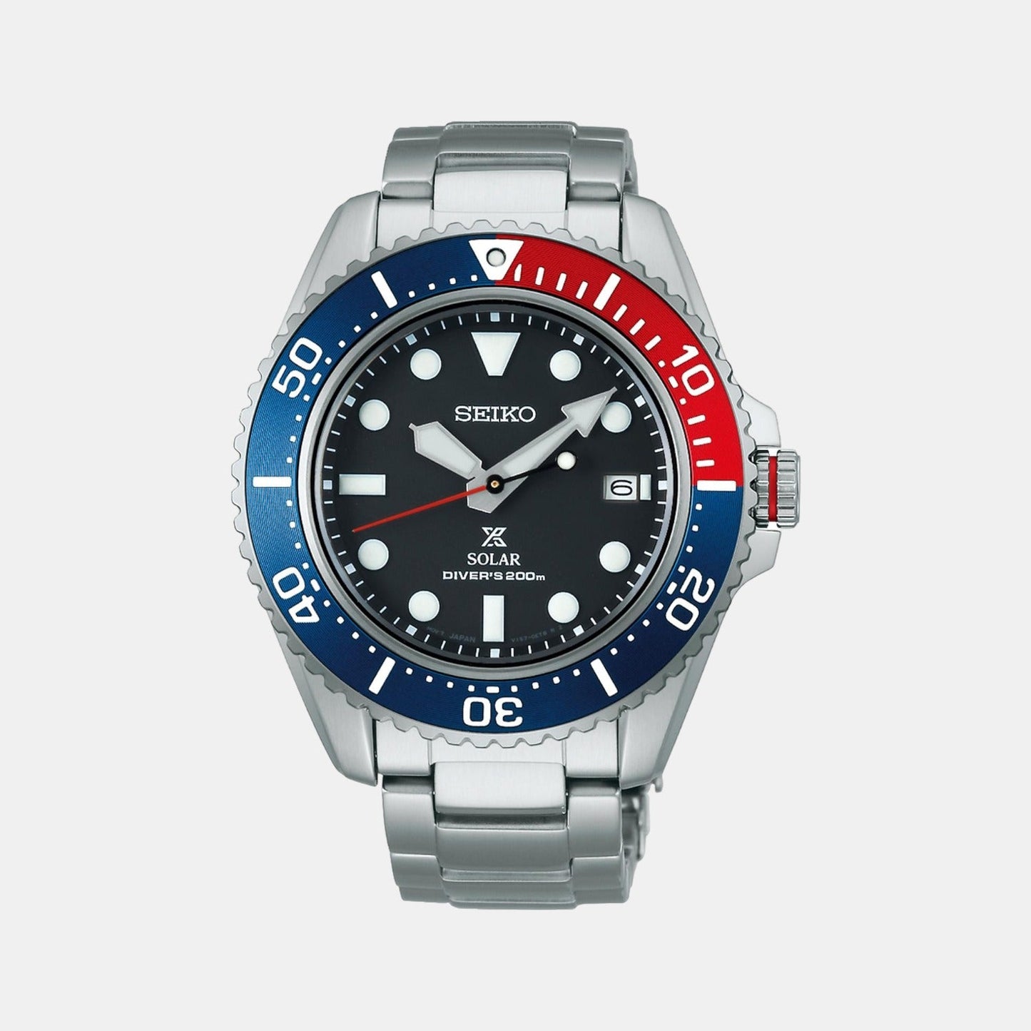Prospex Men Solar Black Dial Analog Stainless Steel Watch SNE591P1