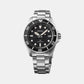 Prospex Men Solar Black Dial Analog Stainless Steel Watch SNE597P1