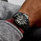 Prospex Men Solar Black Dial Analog Stainless Steel Watch SNE599P1