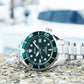 Prospex Men Automatic Green Dial Analog Stainless Steel Watch SPB103J1