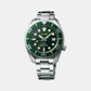 Prospex Men Automatic Green Dial Analog Stainless Steel Watch SPB103J1