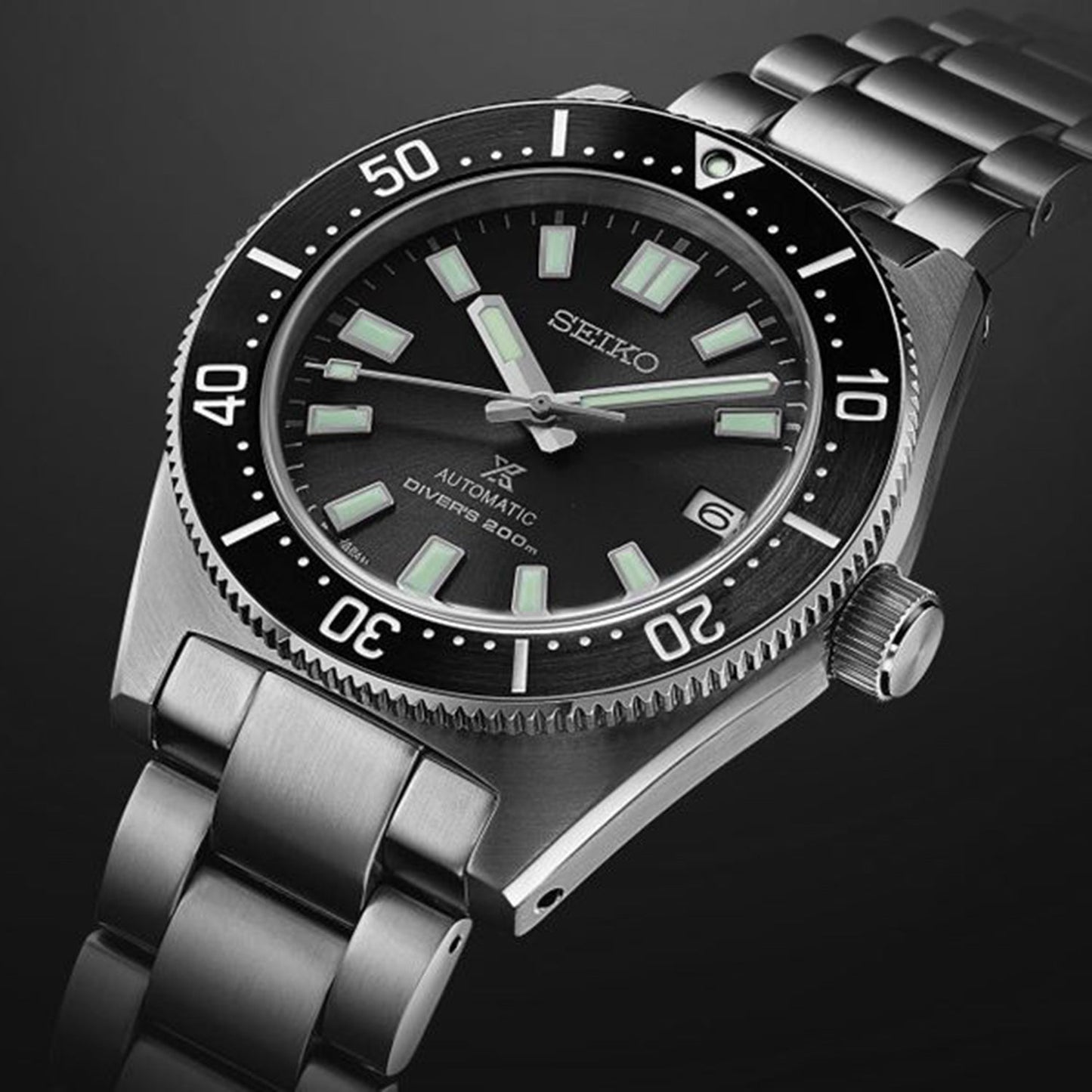 Prospex Men Automatic Black Dial Analog Stainless Steel Watch SPB143J1
