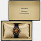 Presage Sharp Edged Limited Edition Series Men Automatic Brown Dial Analog Leather Watch SPB331J1