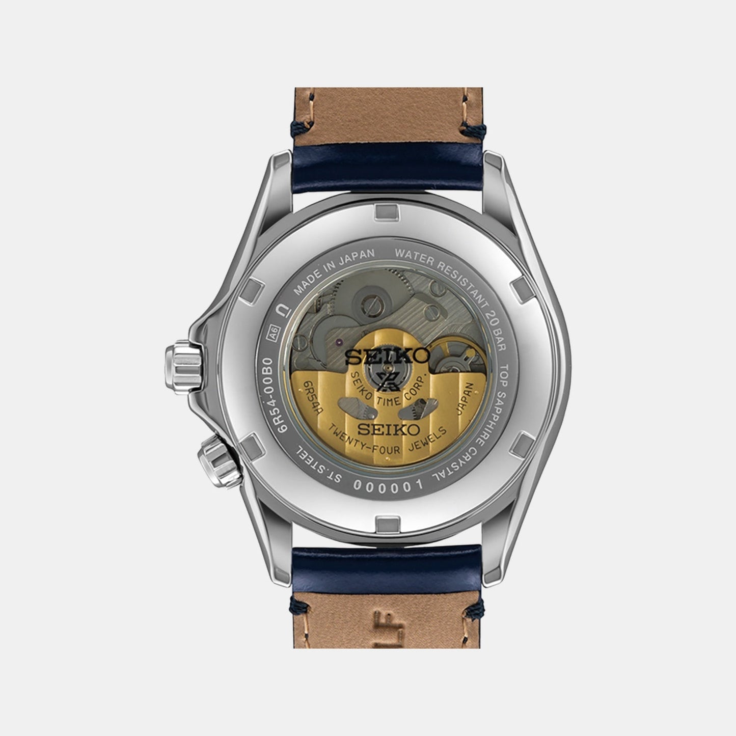 Prospex Men Automatic Blue Dial Analog Leather Watch SPB377J1