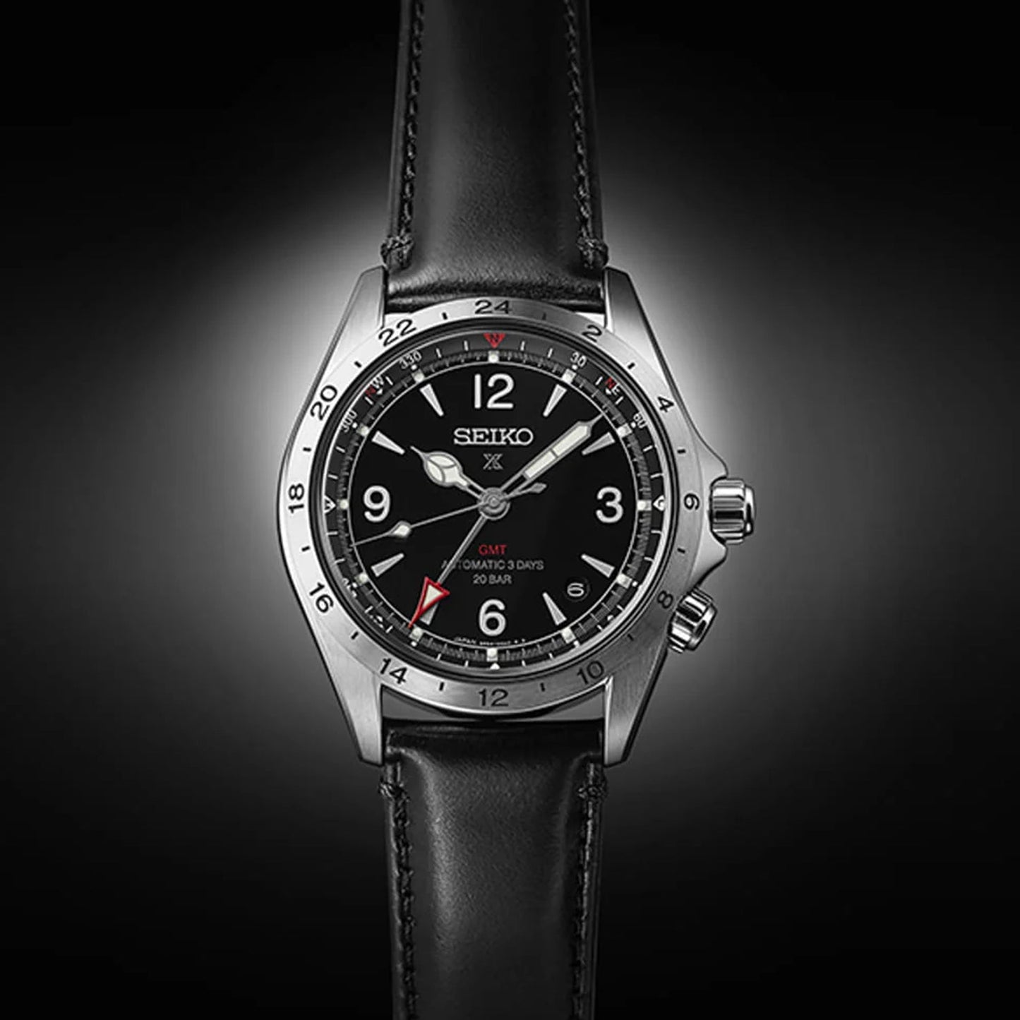 Prospex Men Automatic Black Dial Analog Leather Watch SPB379J1