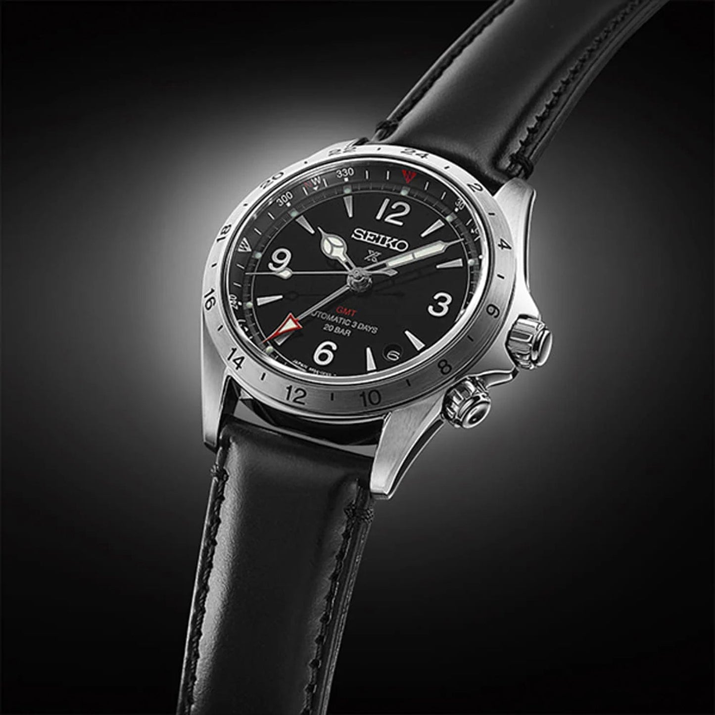 Prospex Men Automatic Black Dial Analog Leather Watch SPB379J1