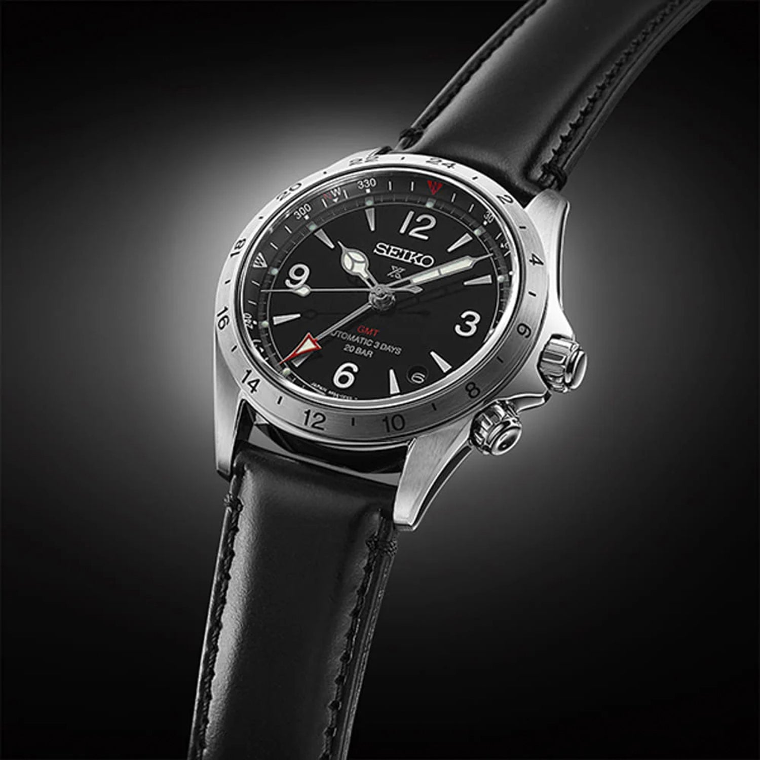 Prospex Men Automatic Black Dial Analog Leather Watch SPB379J1
