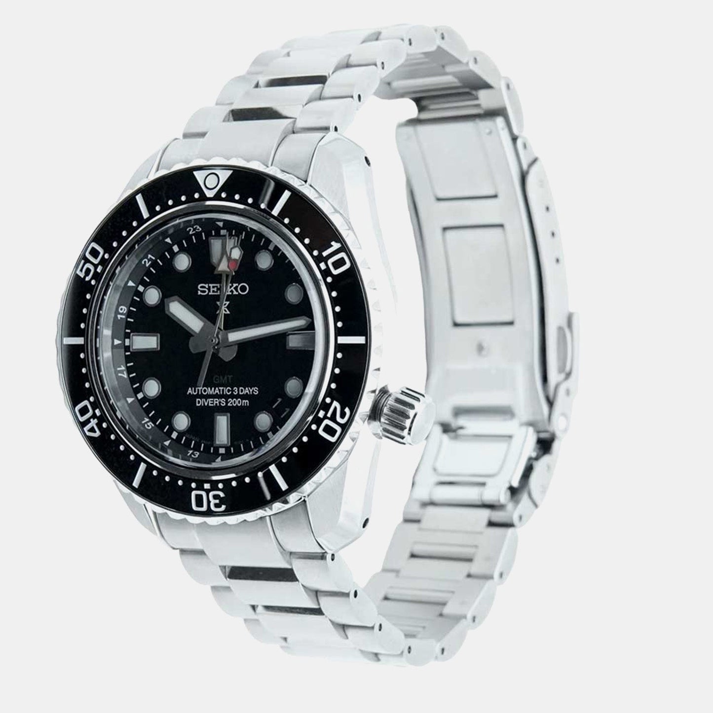 Prospex Men Automatic Black Dial Analog Stainless Steel Watch SPB383J1