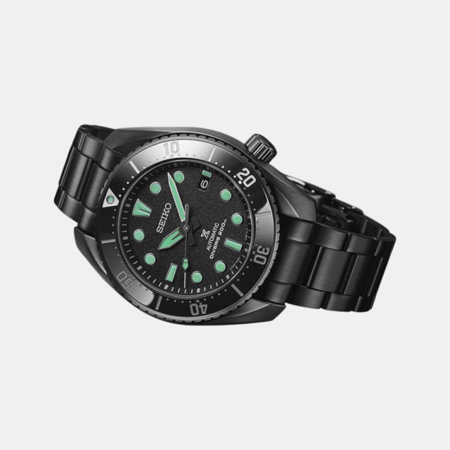 Prospex Men Automatic Black Dial Analog Stainless Steel Watch SPB433J1