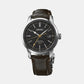 Presage Men Automatic Black Dial Analog Leather Watch SPB447J1