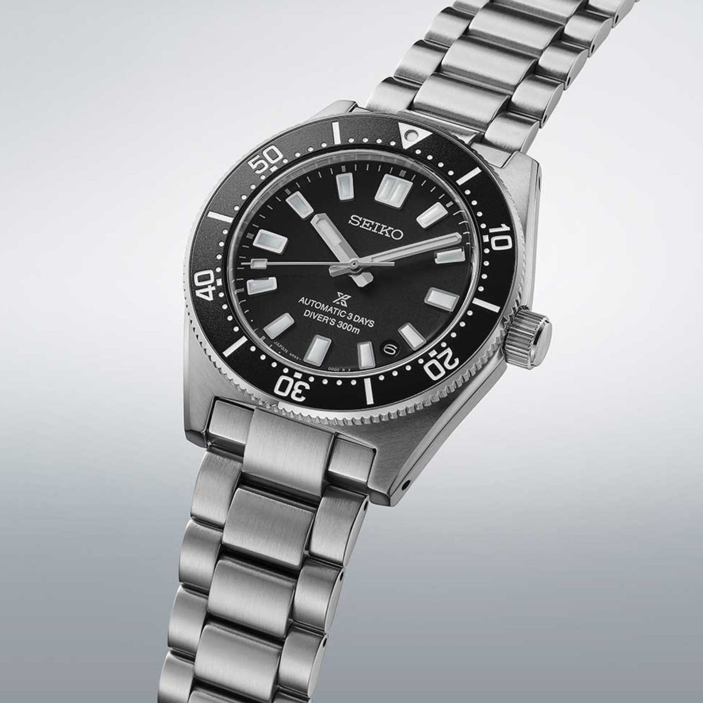 Prospex Men Automatic Black Dial Analog Stainless Steel Watch SPB453J1