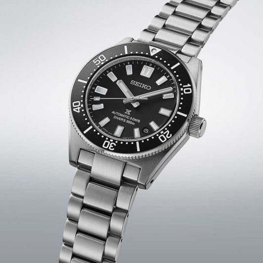 Prospex Men Automatic Black Dial Analog Stainless Steel Watch SPB453J1