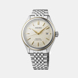 Presage Men Automatic Champagne Dial Analog Stainless Steel Watch SPB478J1