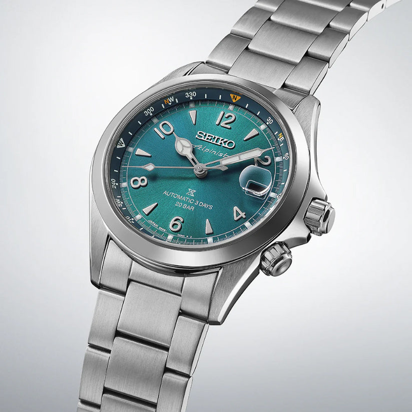 Prospex Men Automatic Teal Dial Analog Stainless Steel Watch SPB503J1