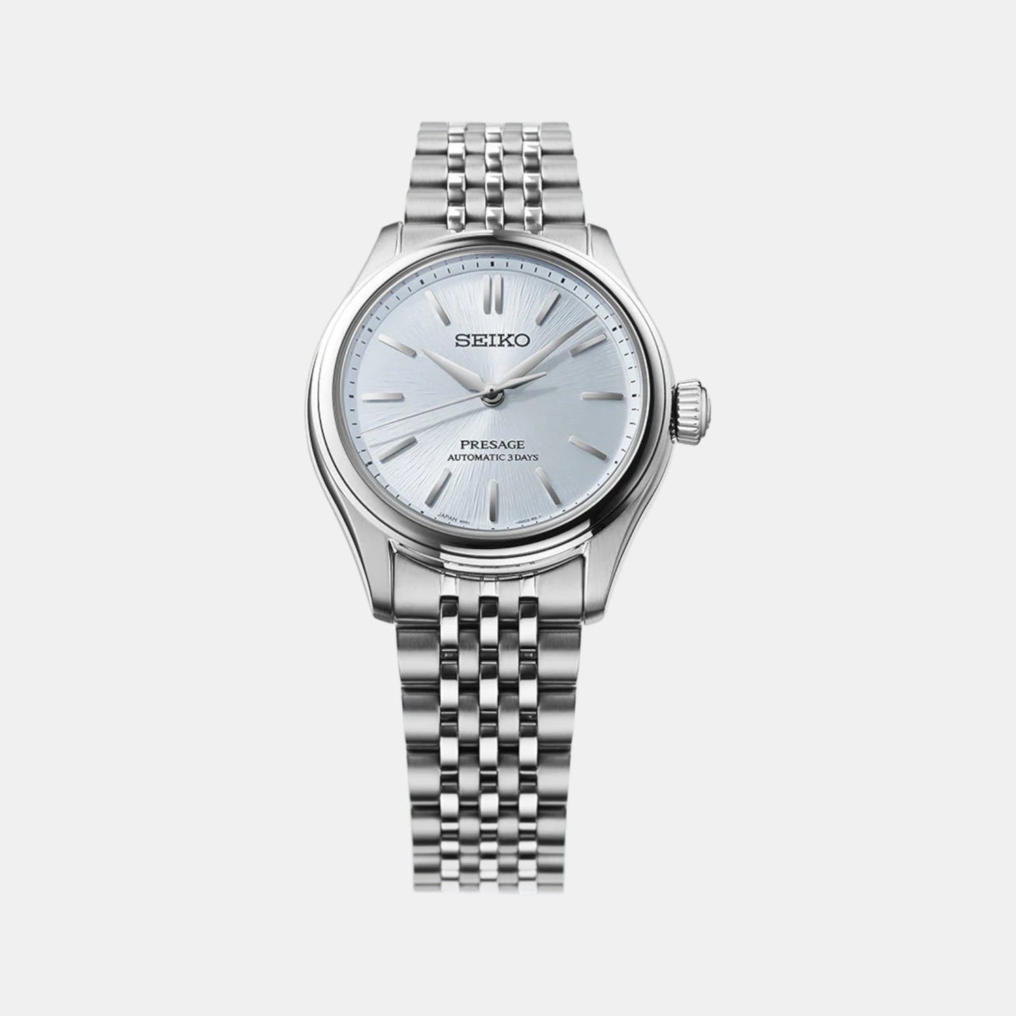 Presage Men Automatic Blue Dial Analog Stainless Steel Watch SPB521J1