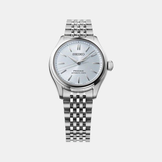 Presage Men Automatic Blue Dial Analog Stainless Steel Watch SPB521J1